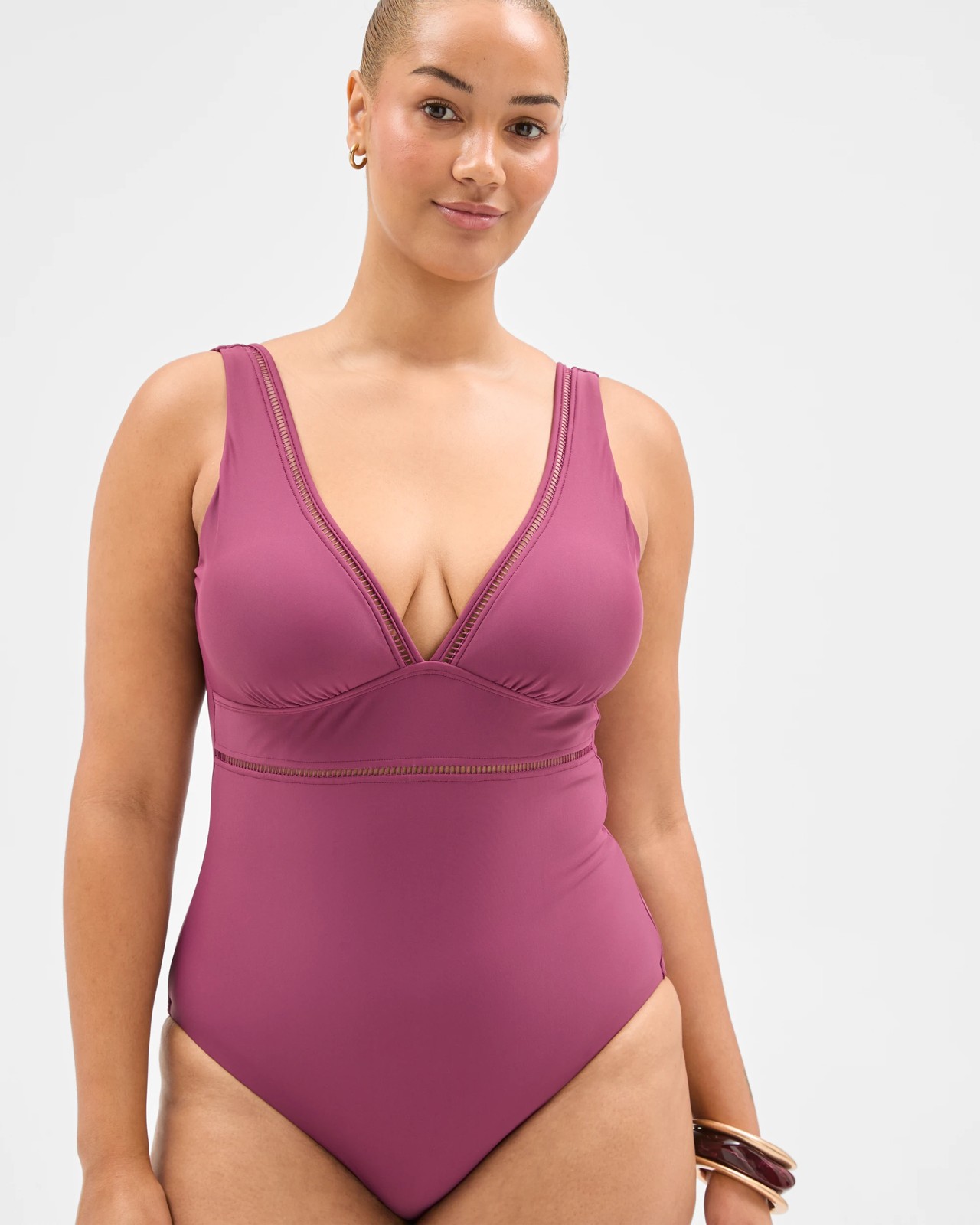 Shape Your Body Resort Ladder Trim One Piece Swimsuit - Fig 4 of 6