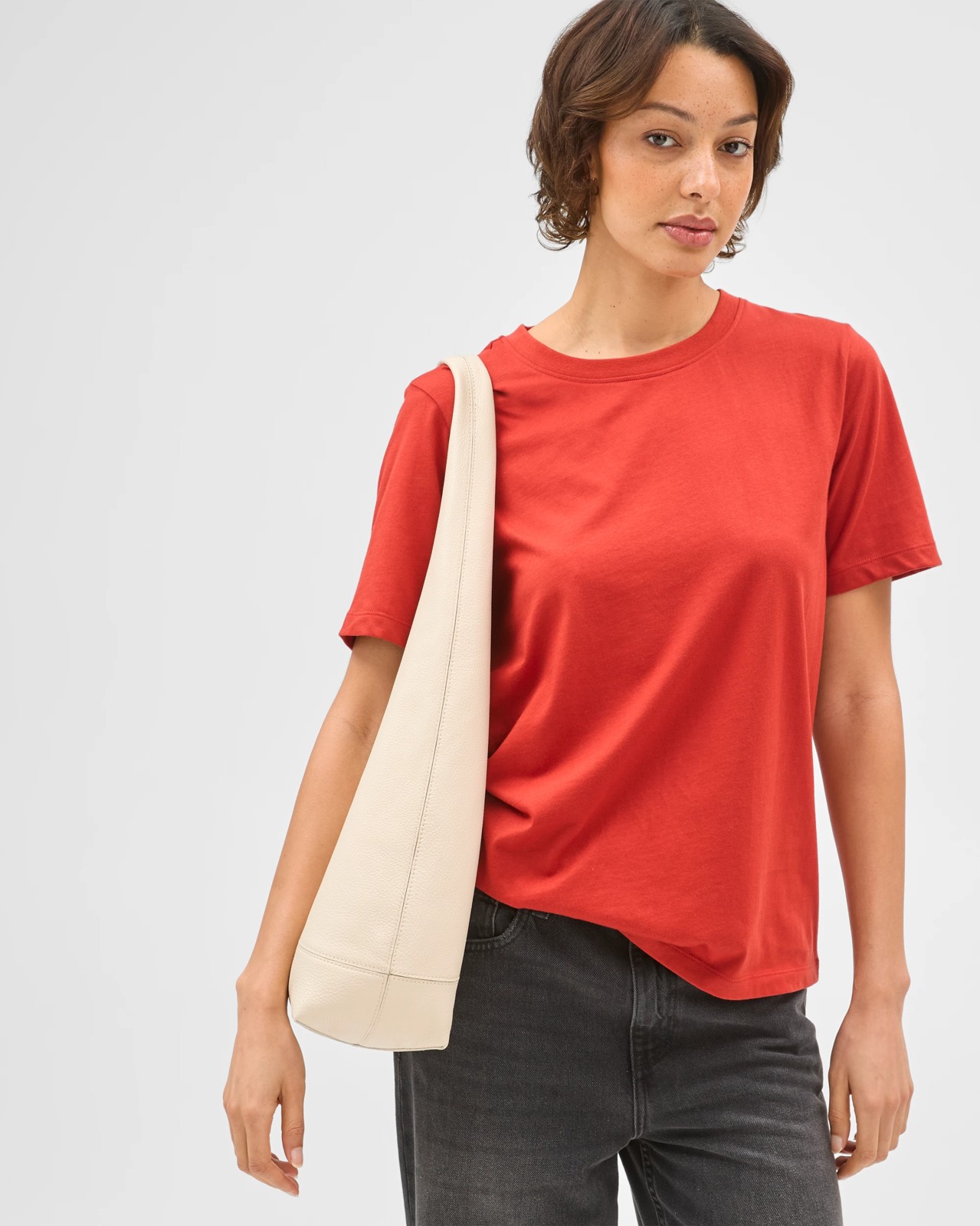 Australian Cotton Classic T-Shirt - Warm Terracotta 3 of 5