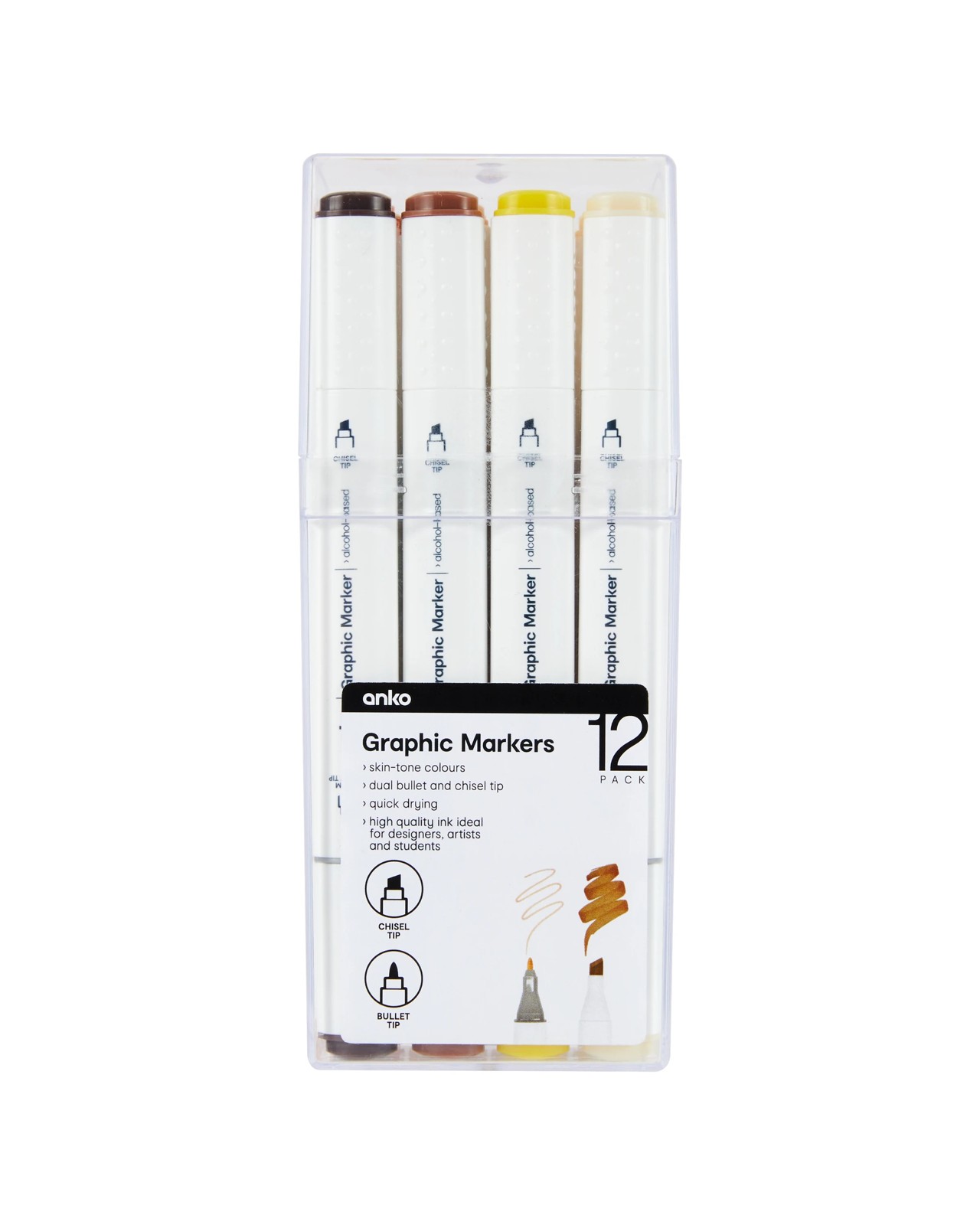 Anko 12 Pack Graphic Markers 2 of 6