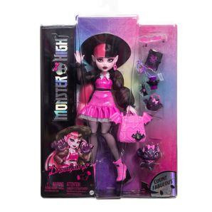 14 Piece Monster High Self-Scare Secrets Draculaura Fashion Doll and Accessories Set thumbnail 2