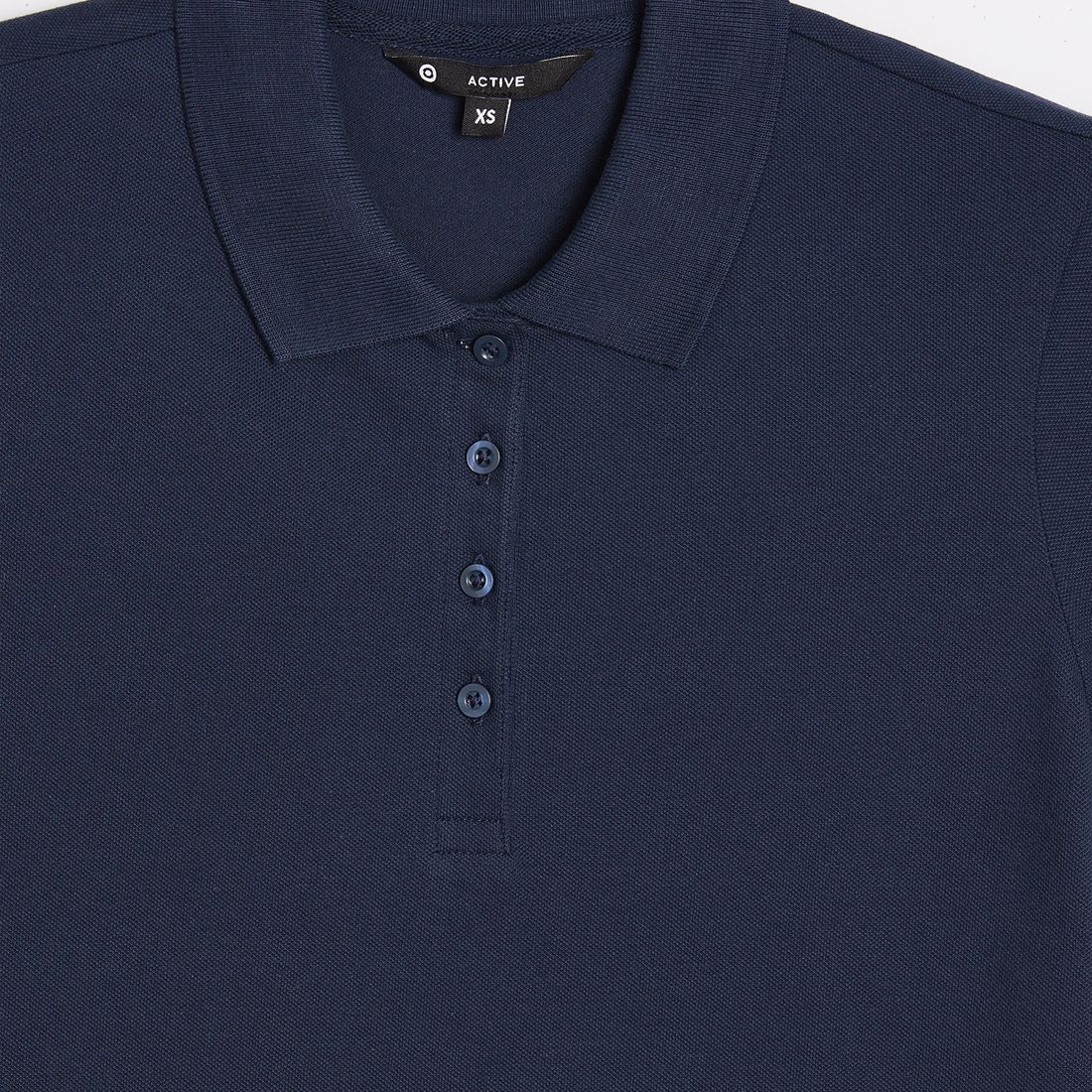 Active Pique Polo TShirt Navy Blue Target Australia