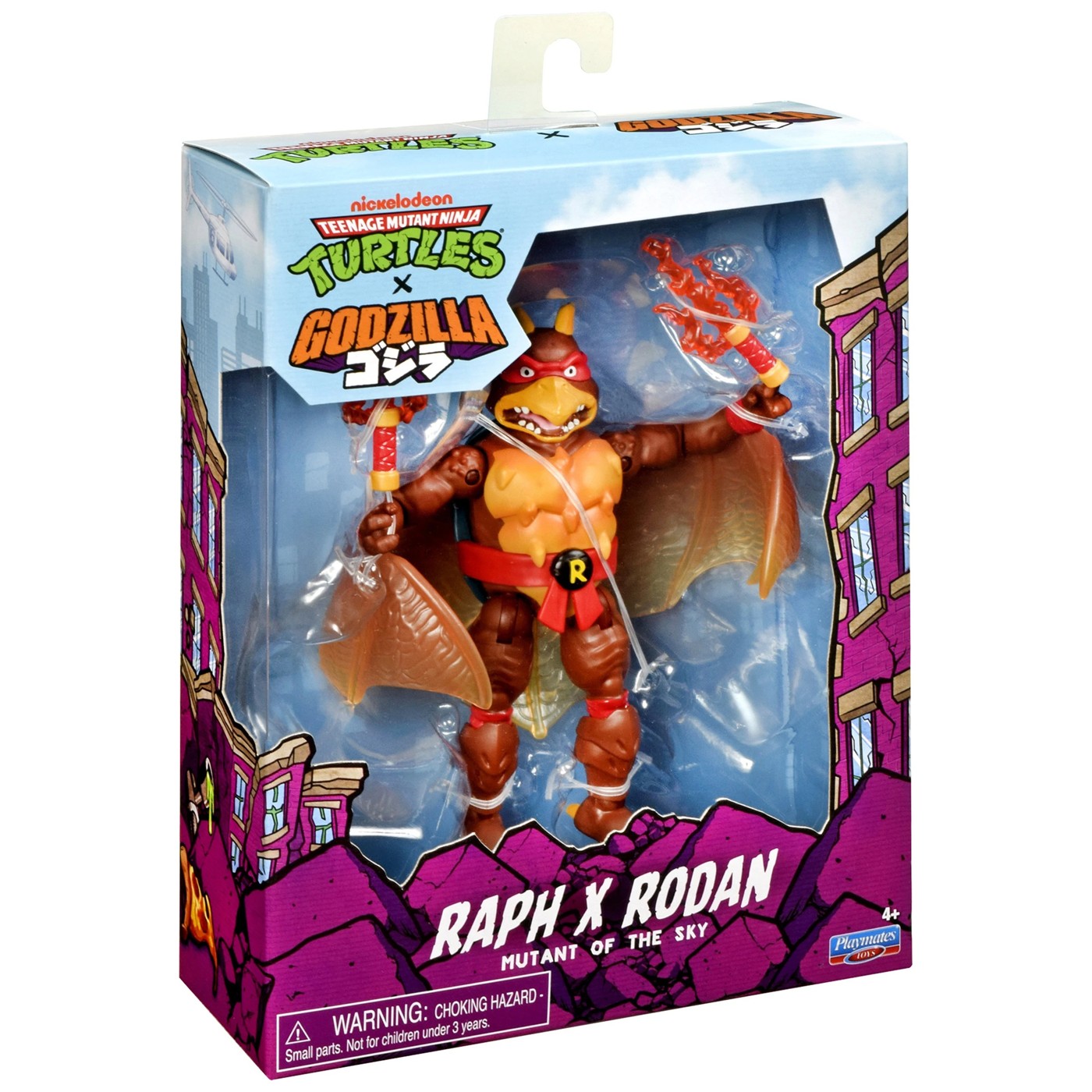 Teenage Mutant Ninja Turtles X Godzilla Figures - Raph X Rodan 4 of 6