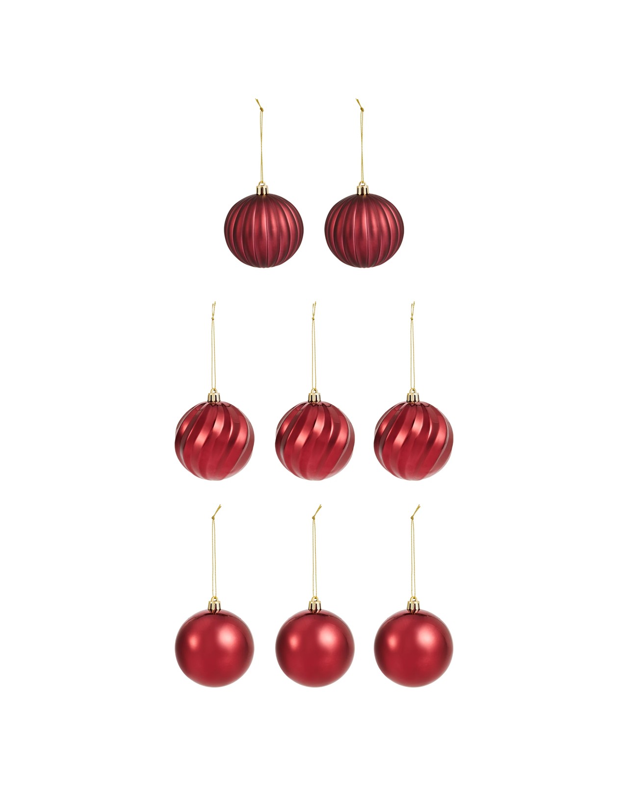 Anko 8 Pack 8cm Fig Baubles 2 of 5