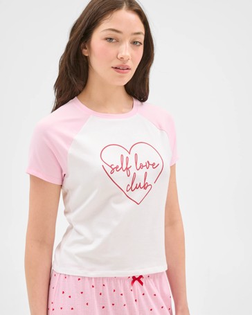 Lily Loves Australian Cotton Raglan Baby Sleep T-Shirt