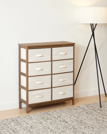 Anko 8 Drawer Walnut Look Chest