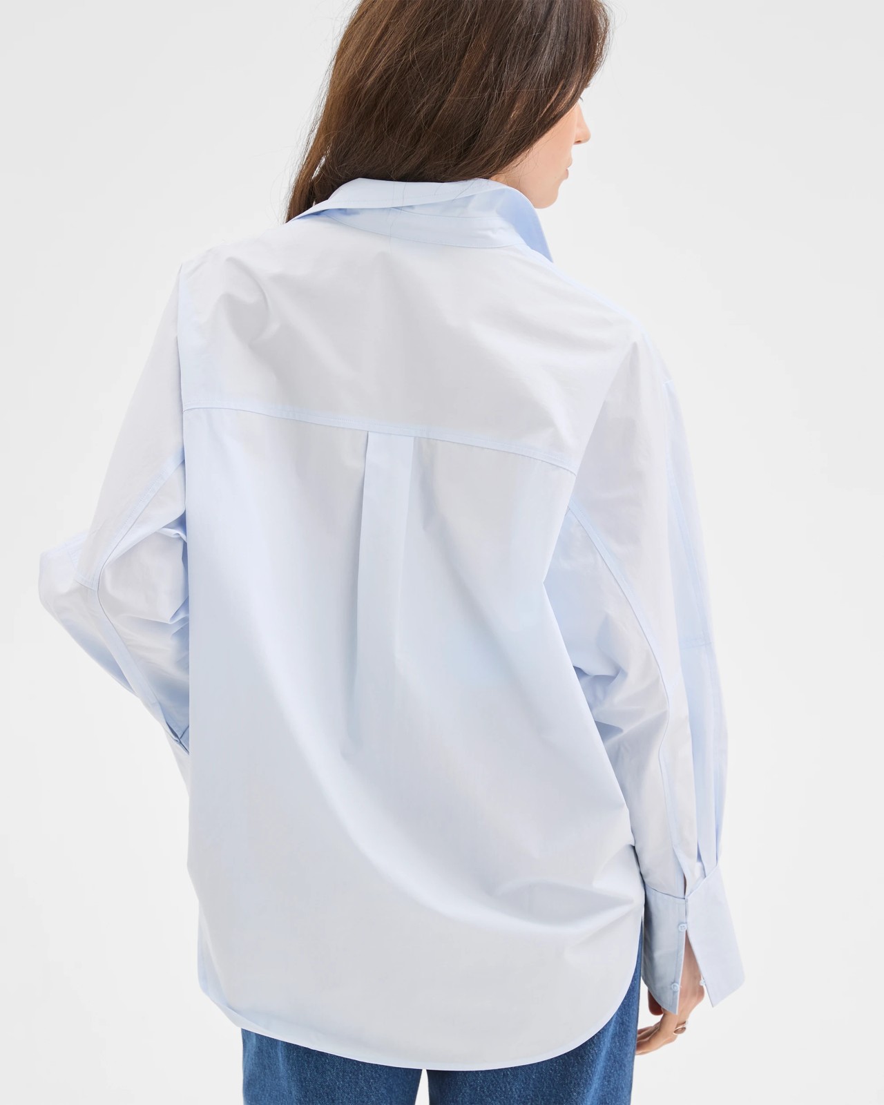 Lily Loves Australian Cotton Poplin Shirt - Glacier 6 of 6