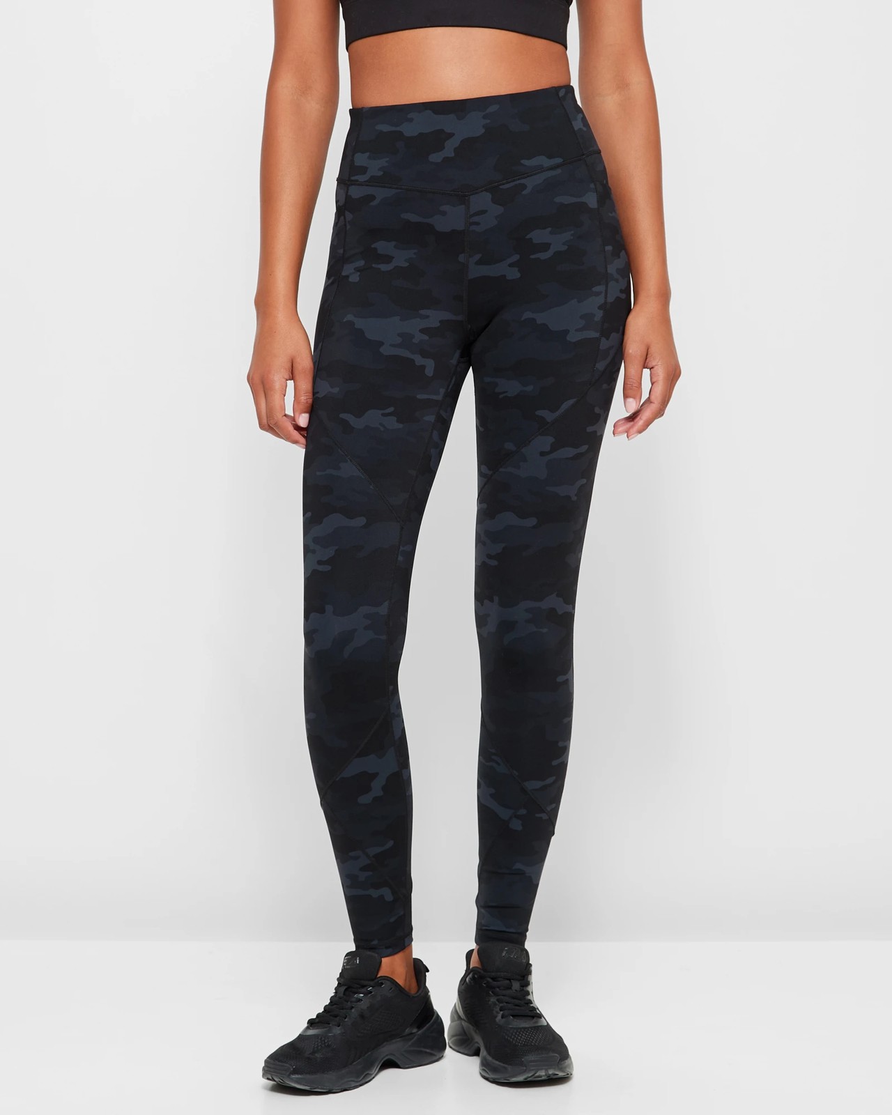 Womens Black Camo Leggings : Target