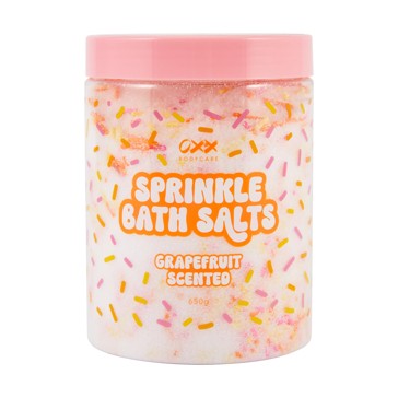Sprinkle Bath Salts 650g  Grapefruit Scented - OXX Bodycare