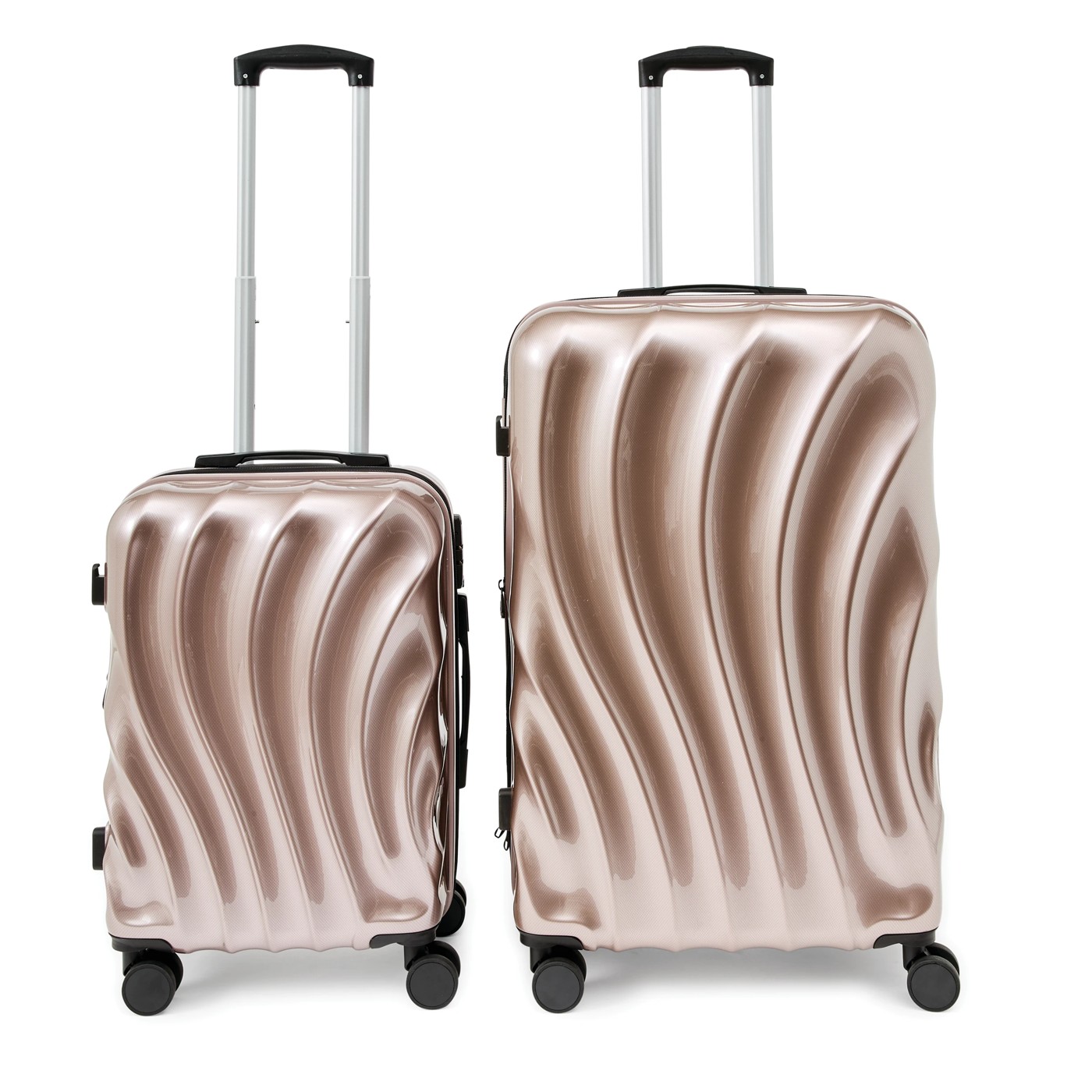 Anko 2 Piece Clamshell Hard Case Set - Rose Gold 4 of 5