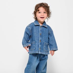Baby Relaxed Denim Pants - Indigo product image