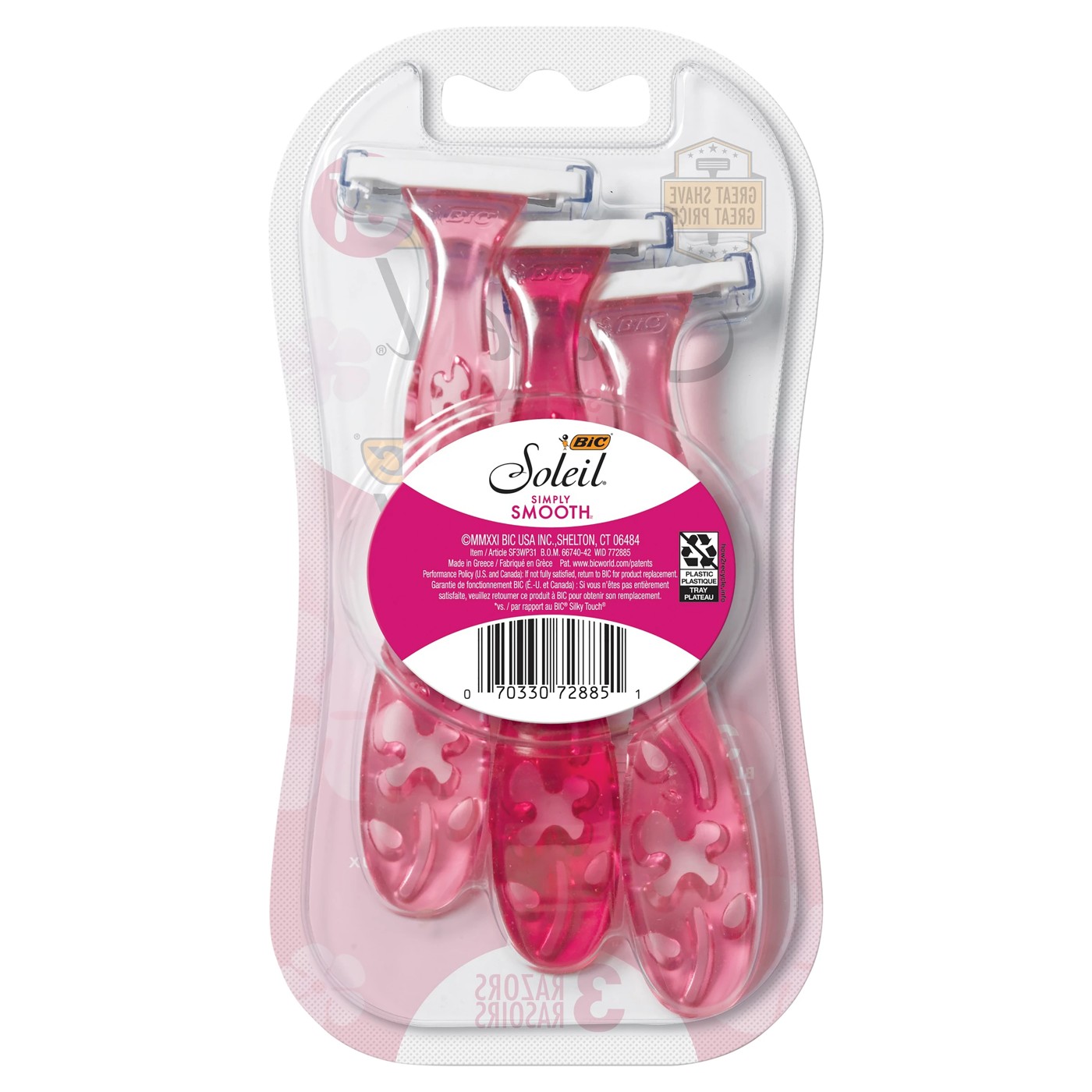 BIC Simply Soleil Razor - 3 Pack 3 of 5