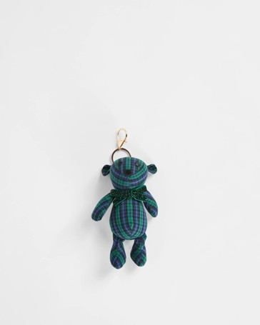 Kids Christmas Tarten Bear Bag Charm