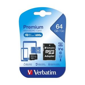 Verbatim Premium microSDXC Card - 64GB product image
