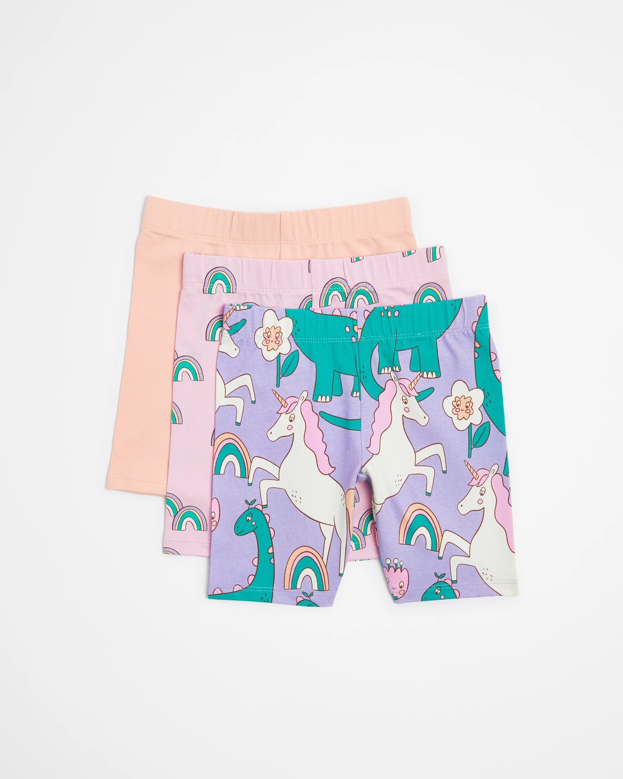 Printed boxer shorts 3 pack - Teenage girl