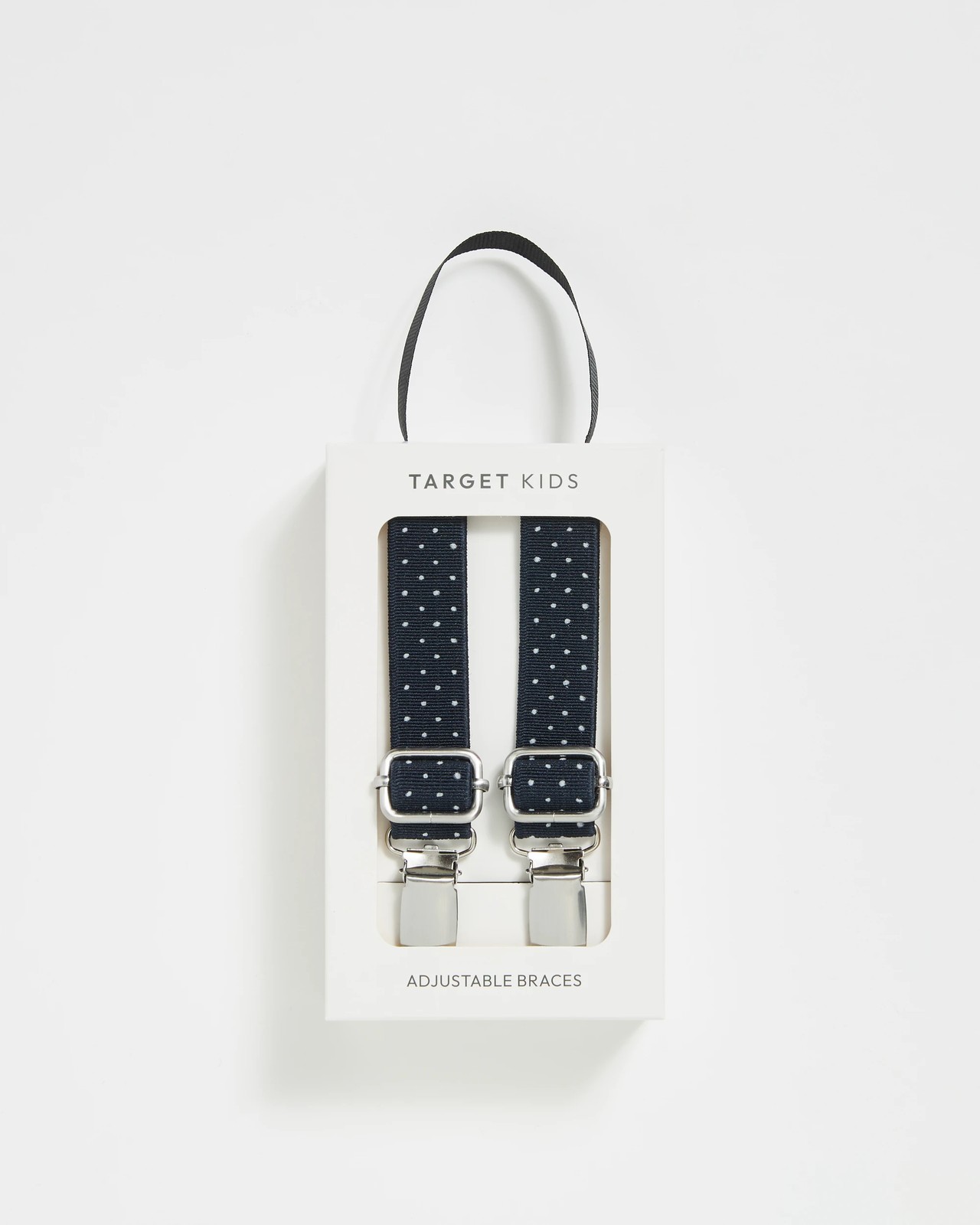 Clip-On Braces - Navy Polka Dots 3 of 3