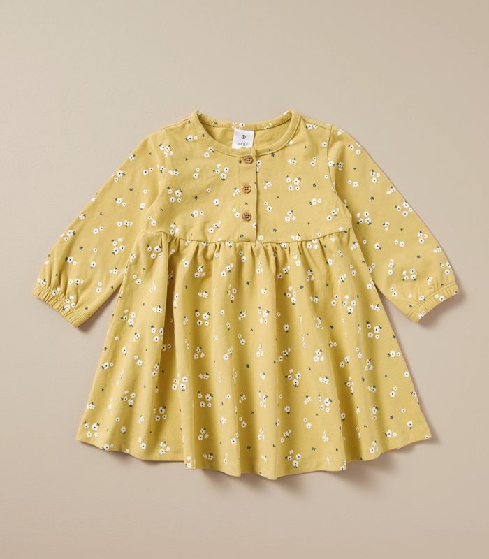 Baby girl yellow hot sale polka dot dress