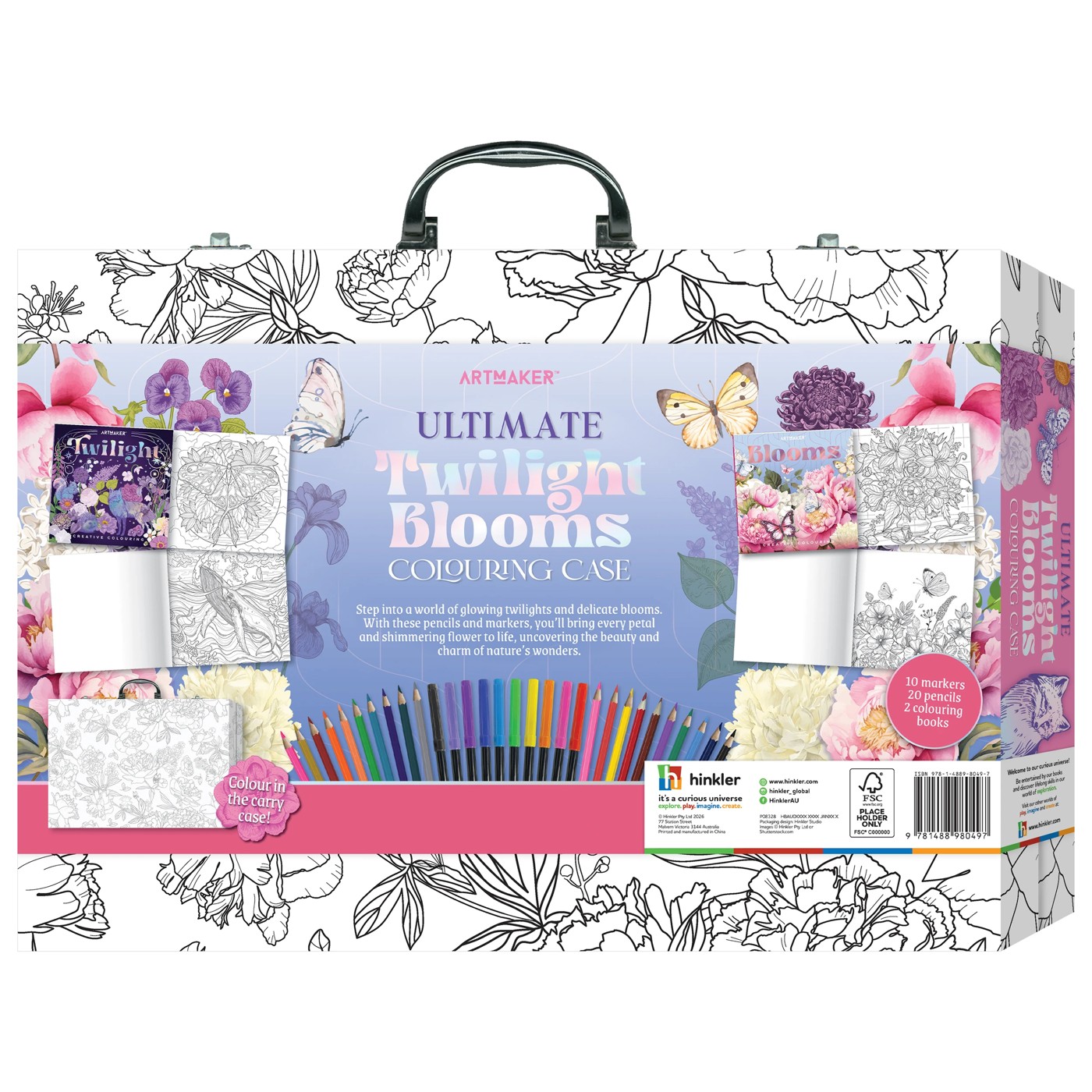 Art Maker Ultimate Twilight Blooms Colouring Case - Book 2 of 6