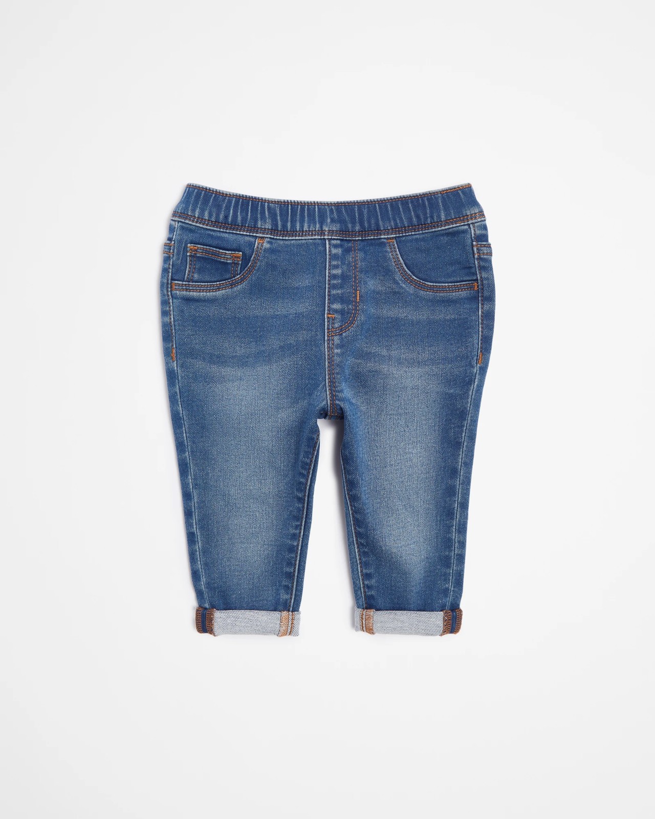 Baby Denim Jeggings - Mid Wash