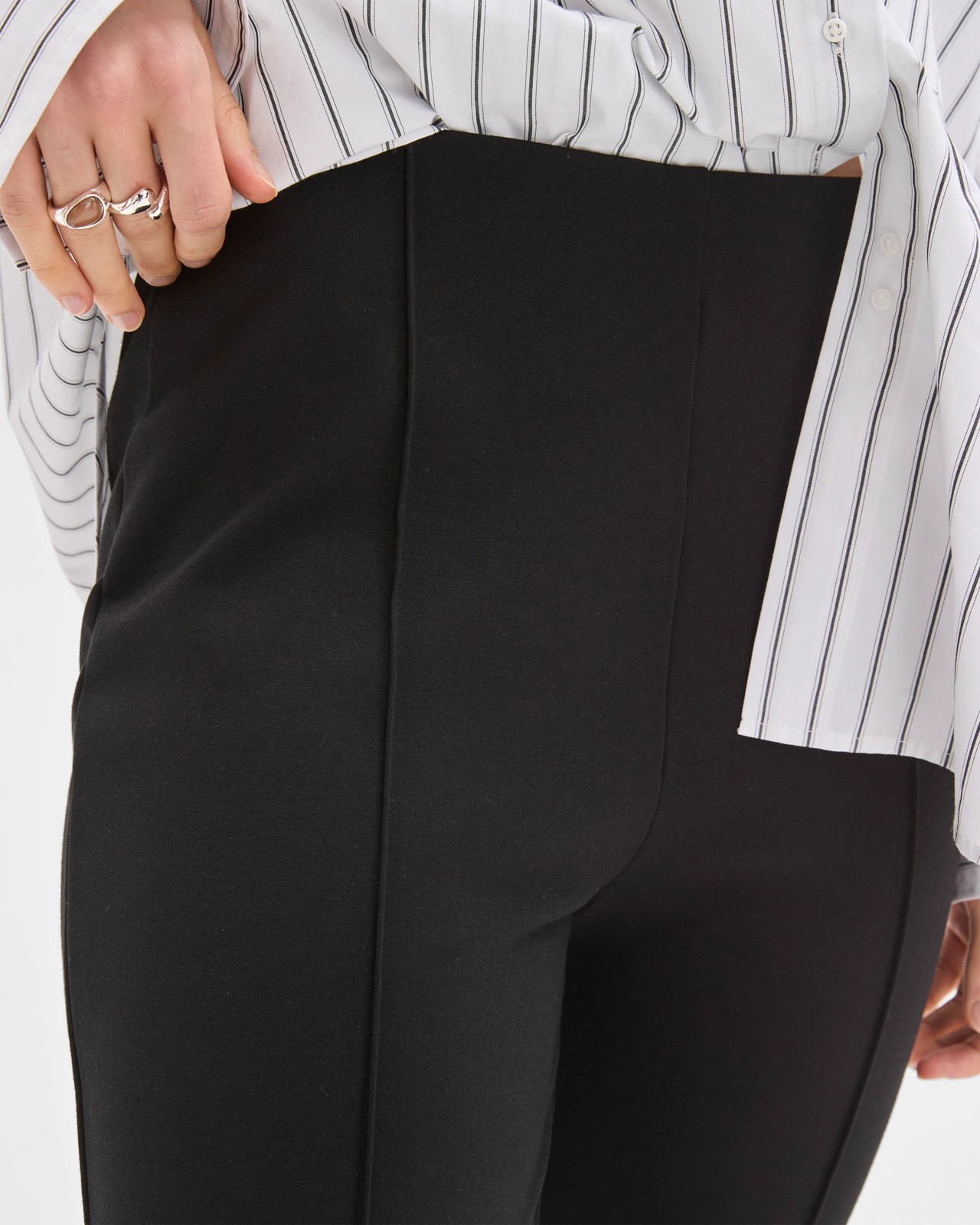 Lily Loves Kick Flare Ponte Pants 5 of 6
