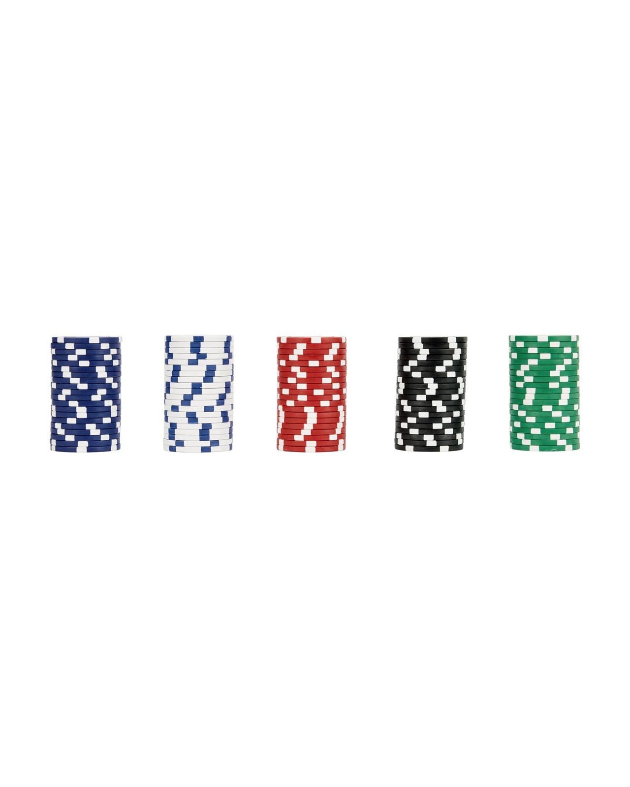 100 Piece Classic Games Poker Chips 4 of 5
