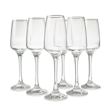 Santorini Flutes, 6 Pack - Anko