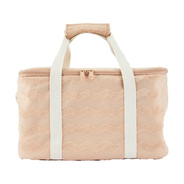 Terry Zig Zag Extra Large Insulated Lunch Bag, Pink - Anko