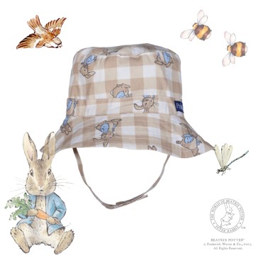 Peter Rabbit Baby Hat - Gingham
