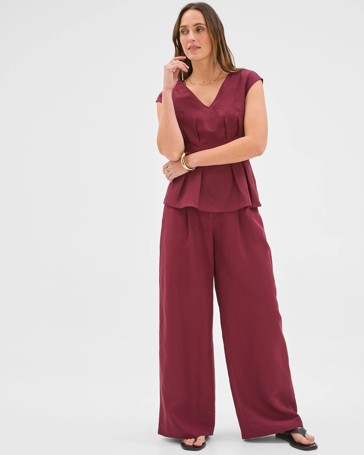 Preview Harper Tailored Ultra Wide Leg Pants