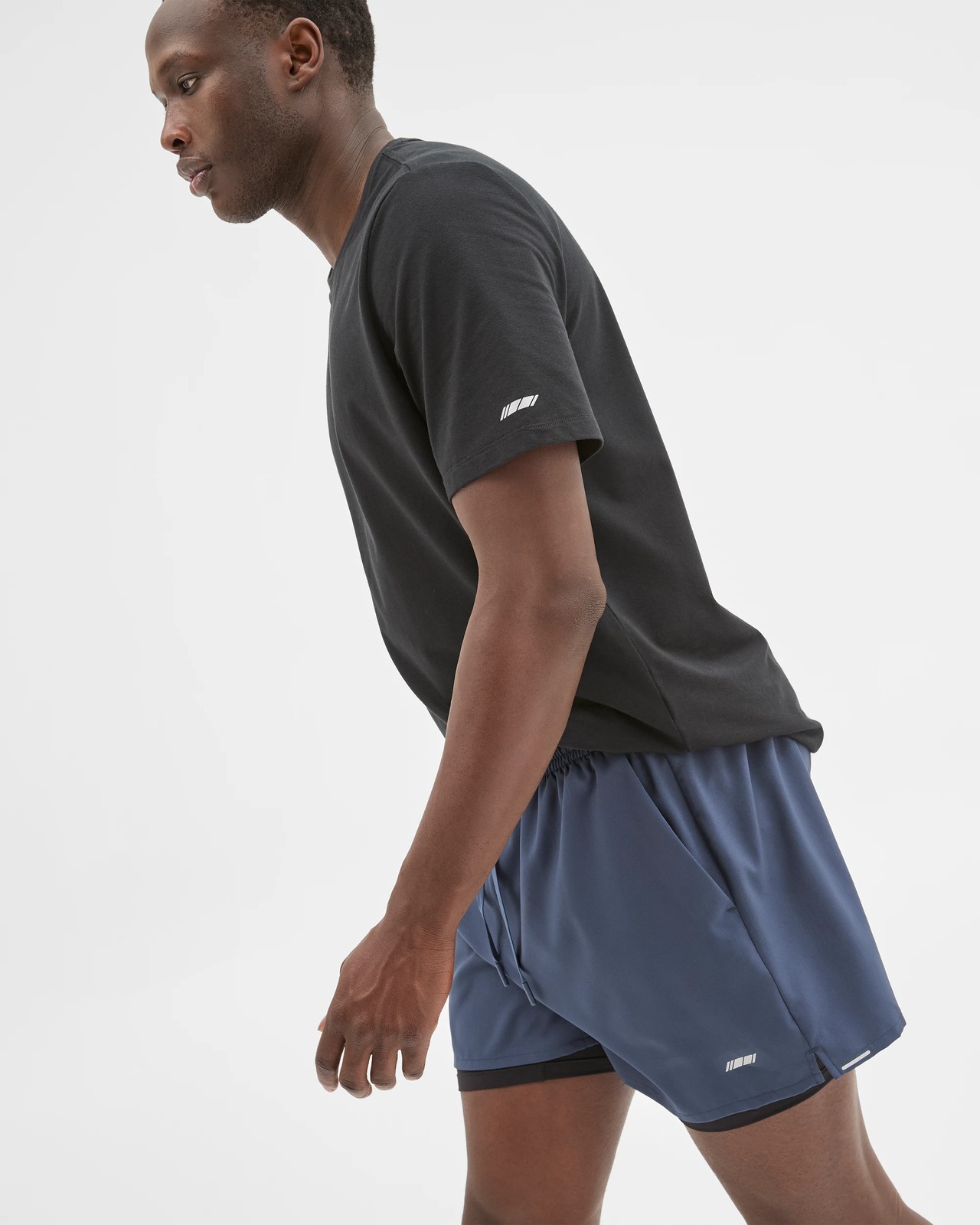 Active 2 In 1 Woven Shorts  - Navy 4 of 5