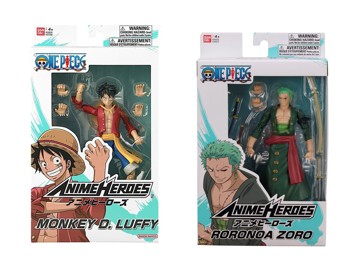 Anime Heroes One Piece Action Figure Monkey D. Luffy / Roronoa Zoro - Assorted