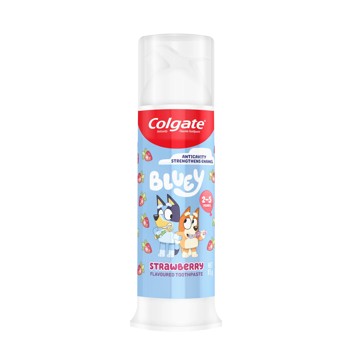 Colgate Kids Bluey Strawberry Pump Toothpaste 85g