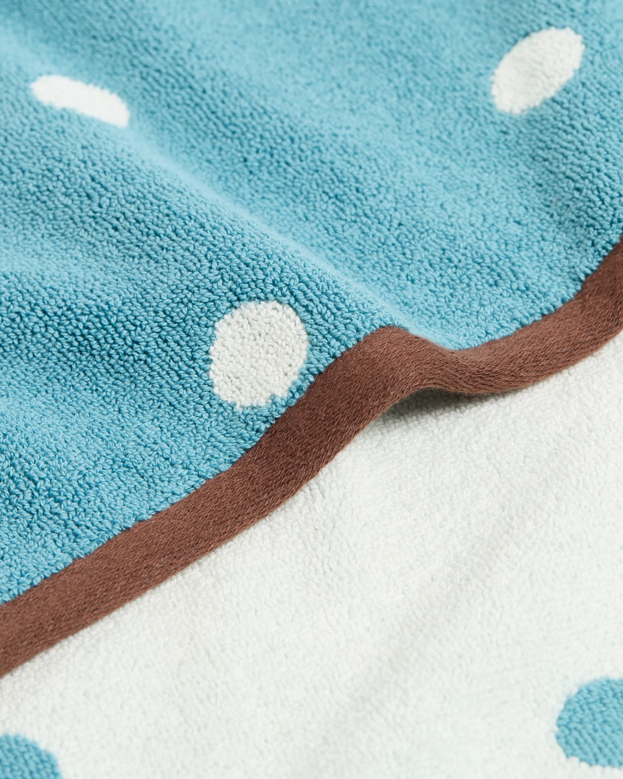 Senna Australian Cotton Polka Dot Bath Mat - Adriatic Blue 3 of 3