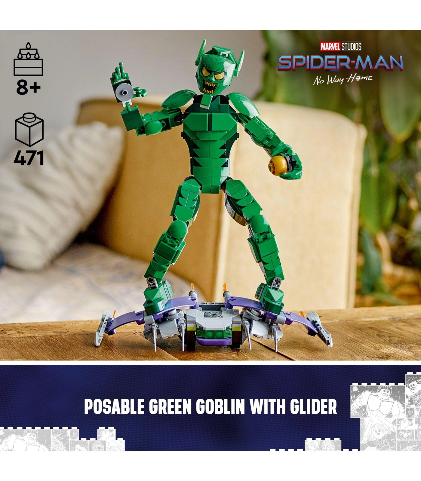 LEGO® Marvel Green Goblin Construction Figure 76284 | Target Australia