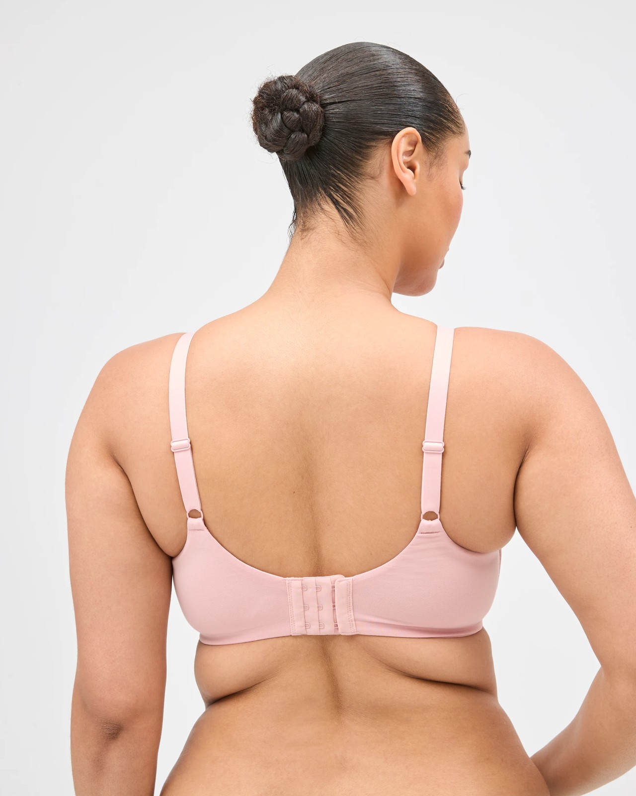 Plus Size Fuller Cup Wirefree T-Shirt Bra  - Soft Rose 3 of 3