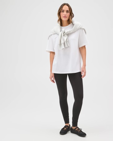Active Australian Cotton Full Length Stretch Leggings