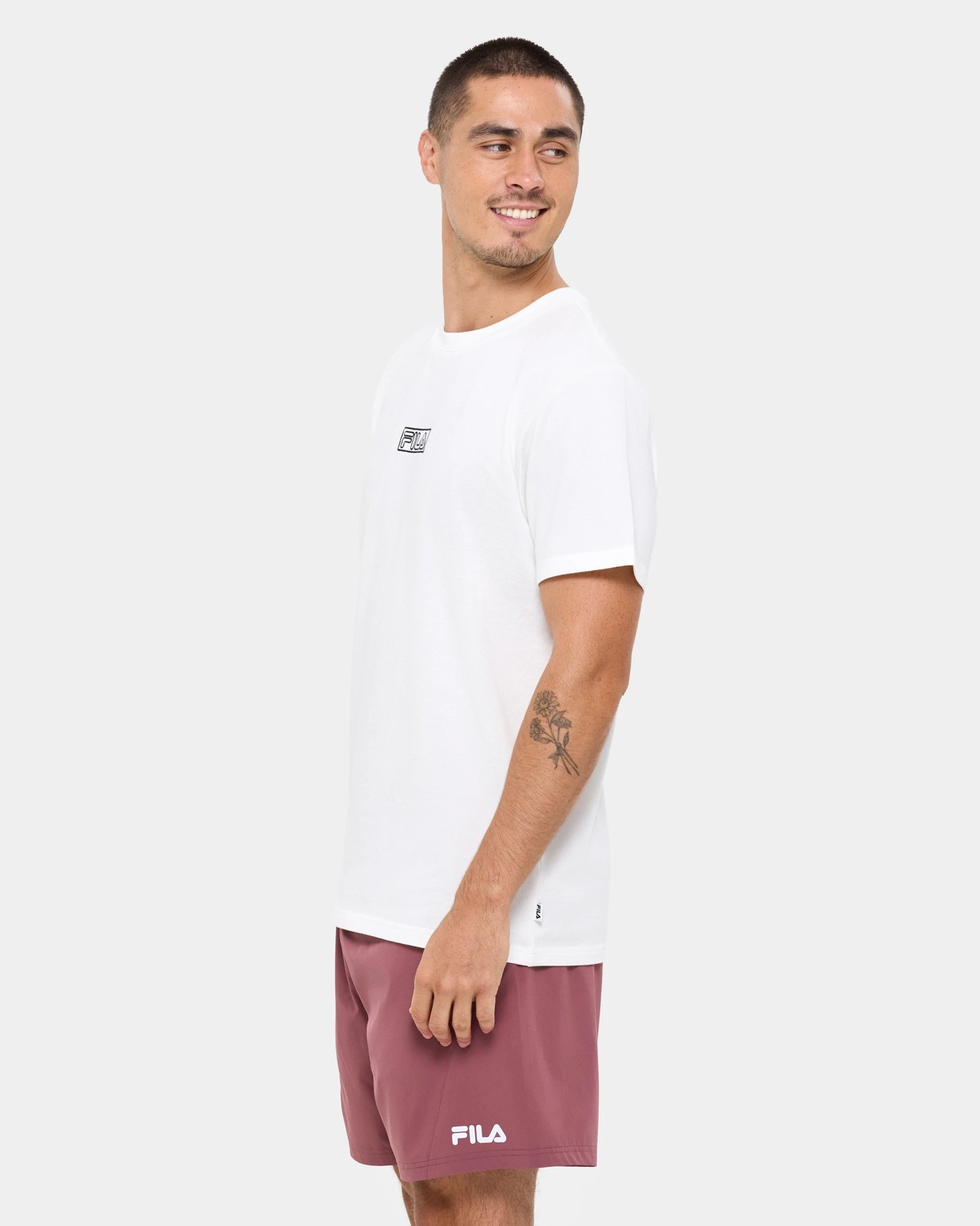 Fila Emilio Pique T-shirt - Washed White 3 of 6