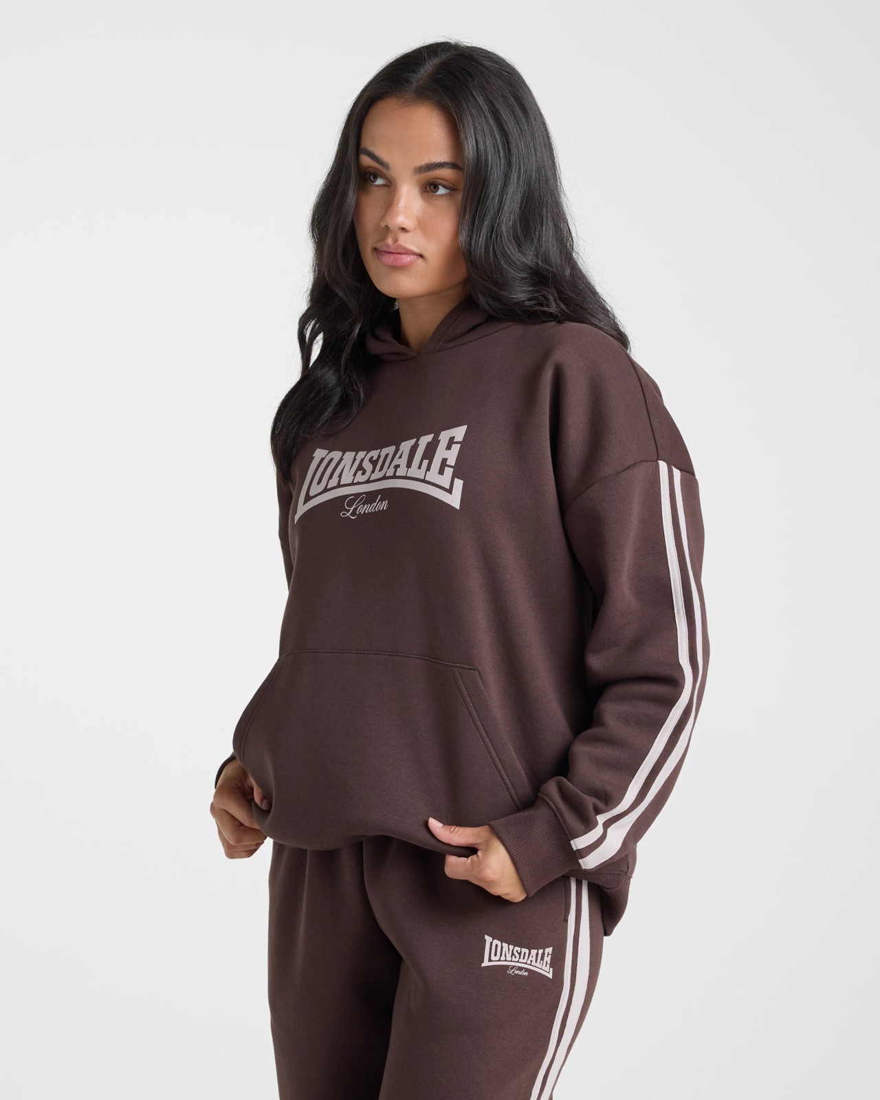 Lonsdale London Hoodie - Chocolate 3 of 4