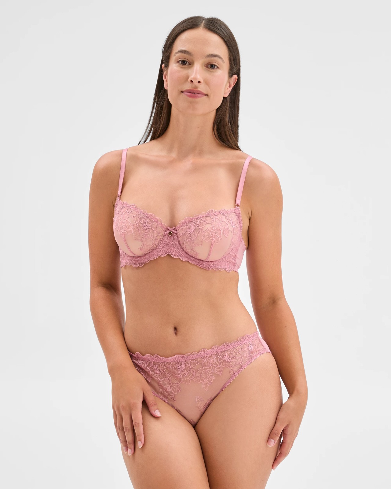 Grace Embroidered Balconette Underwire Bra 2 of 6