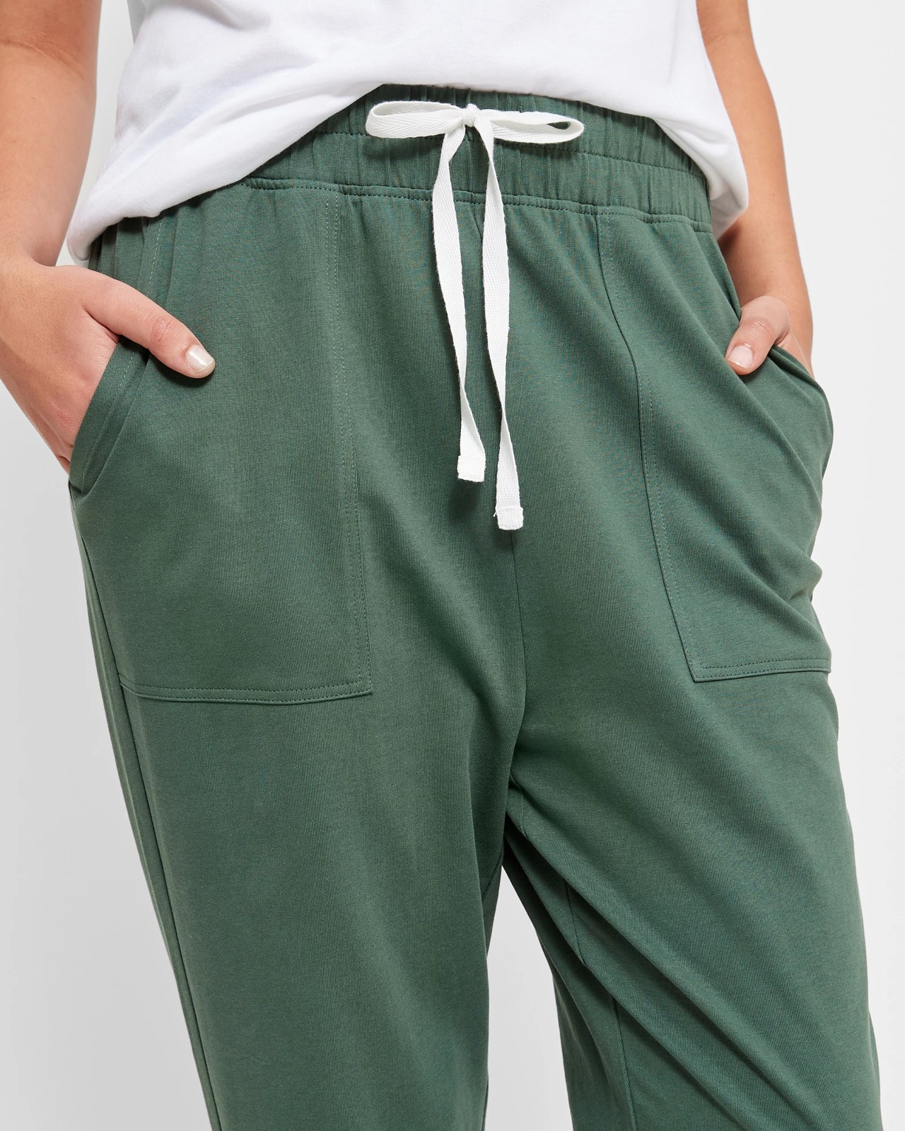 Double Jersey Drop Crotch Pants - New Cilantro | Target Australia