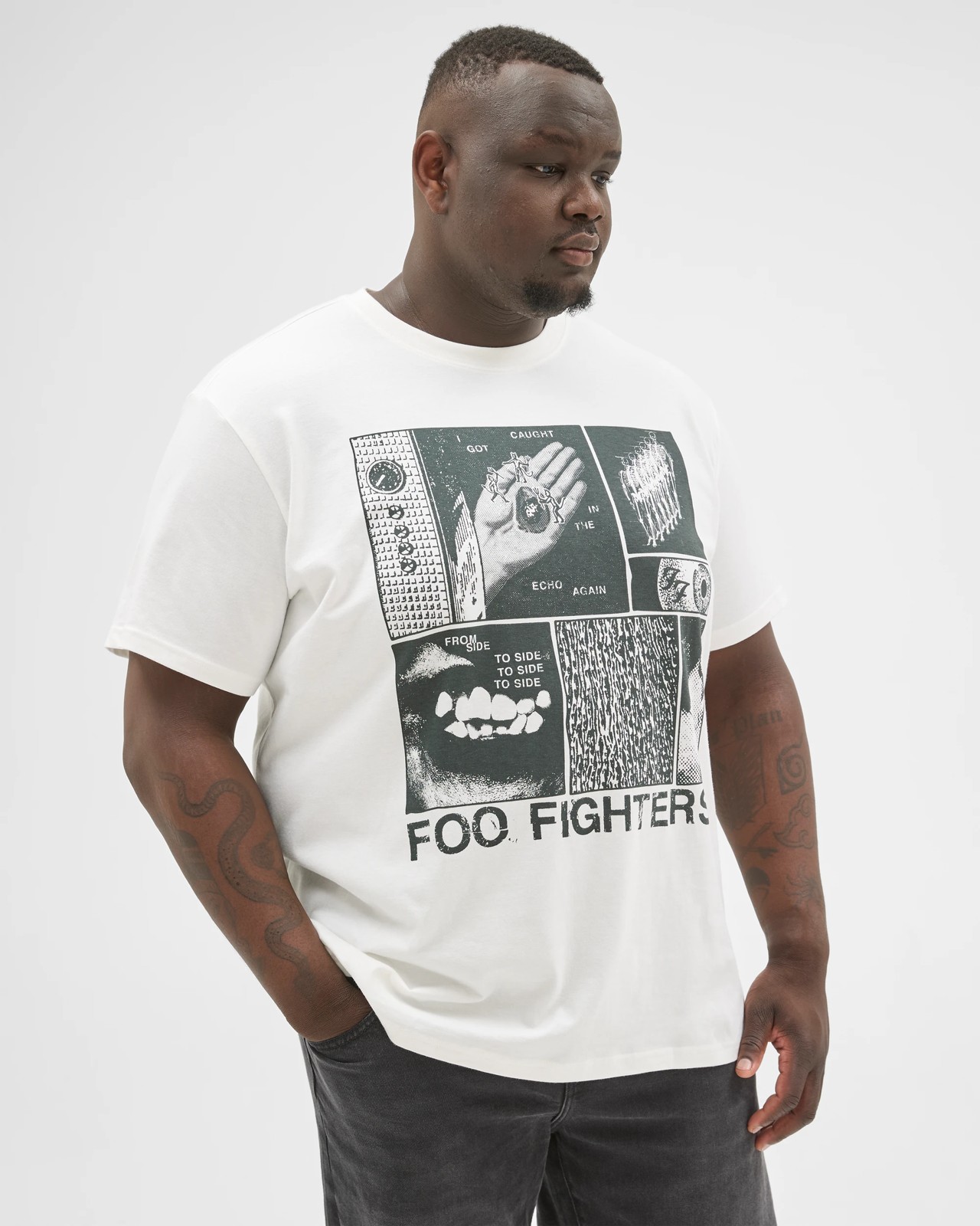 Foo Fighters Plus Size Australian Cotton T-Shirt 5 of 6