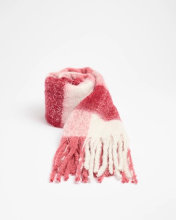 Brushed Check Blanket Scarf