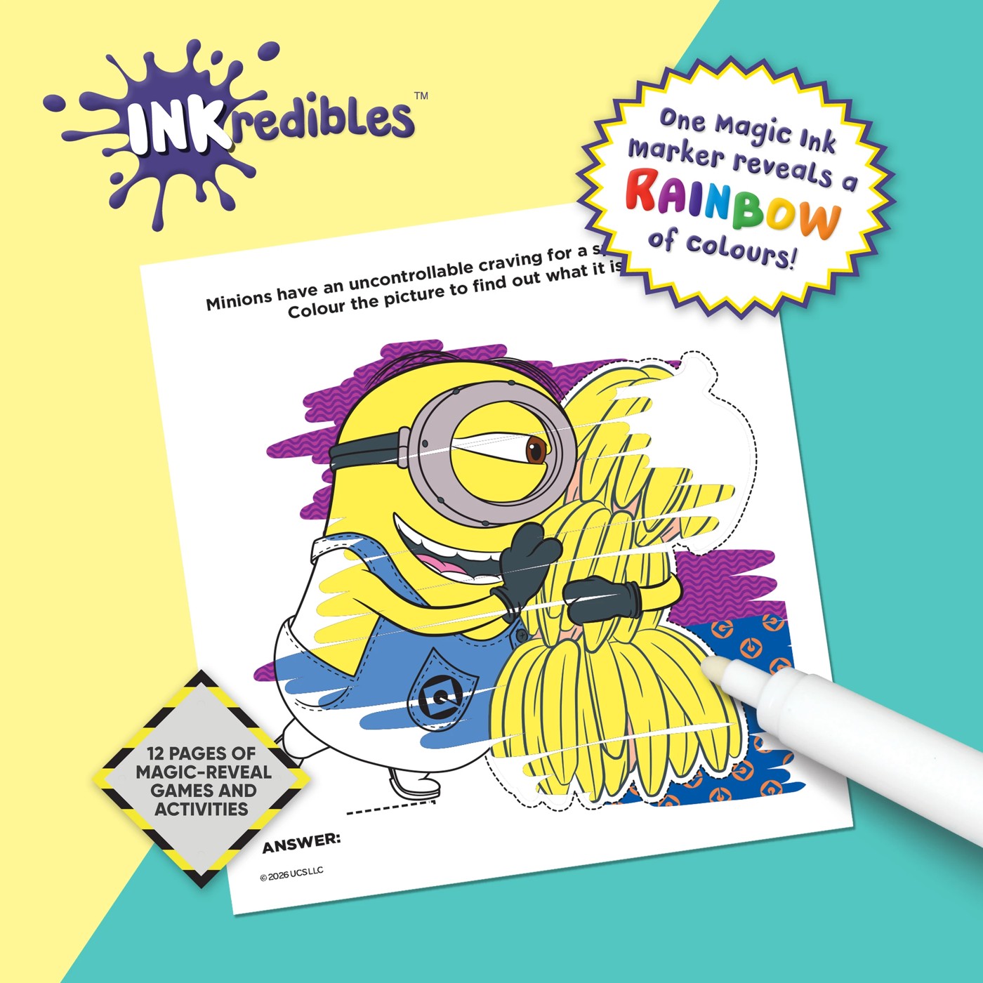 Illumination's Inkredibles Minions Magic Ink Pictures! - Book 3 of 5