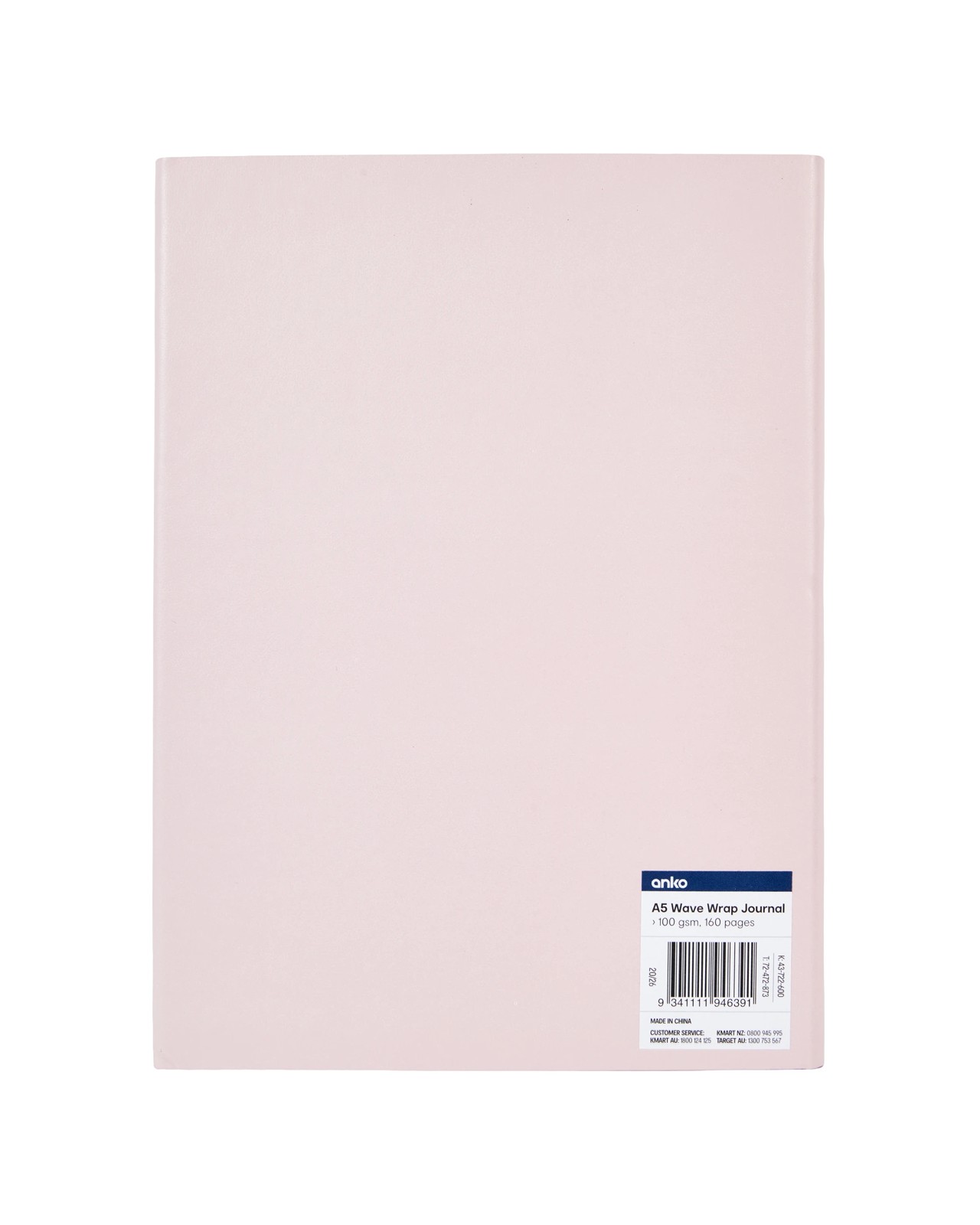Anko A5 Journal Pink Envelope Wrap 100gsm 160 Pages 5 of 5