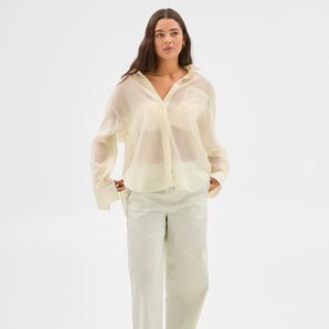 Sheer Relaxed Shirt - Lily Loves product image