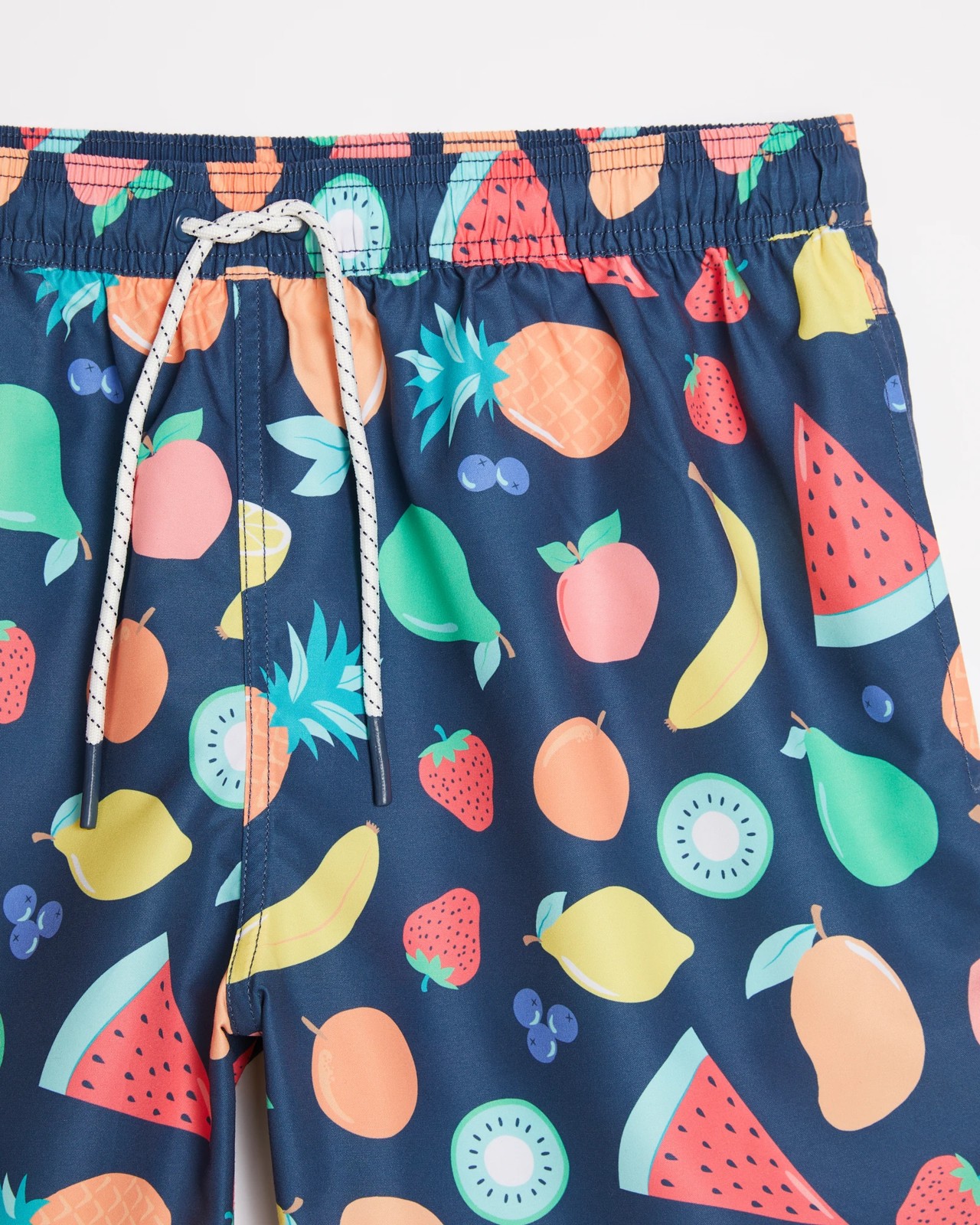 Fruit Print Shirt & Swim Short Set