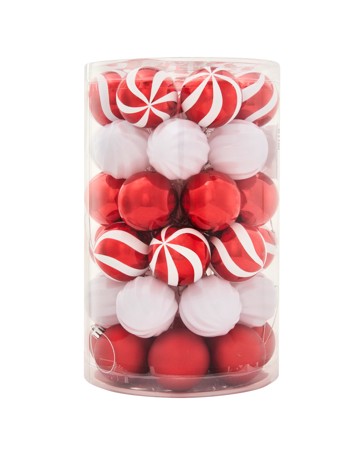 Anko 47 Pack 6cm Candy Cane Baubles