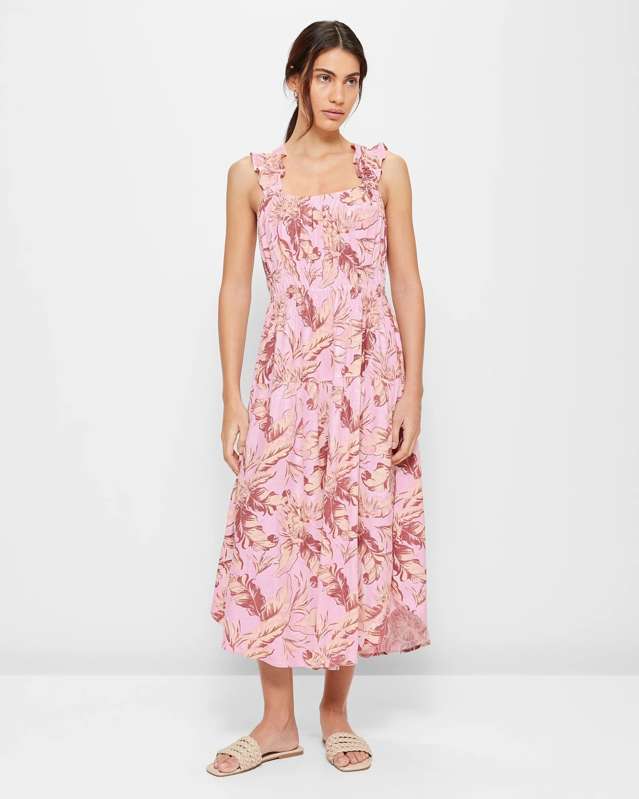 Target floral hotsell midi dress