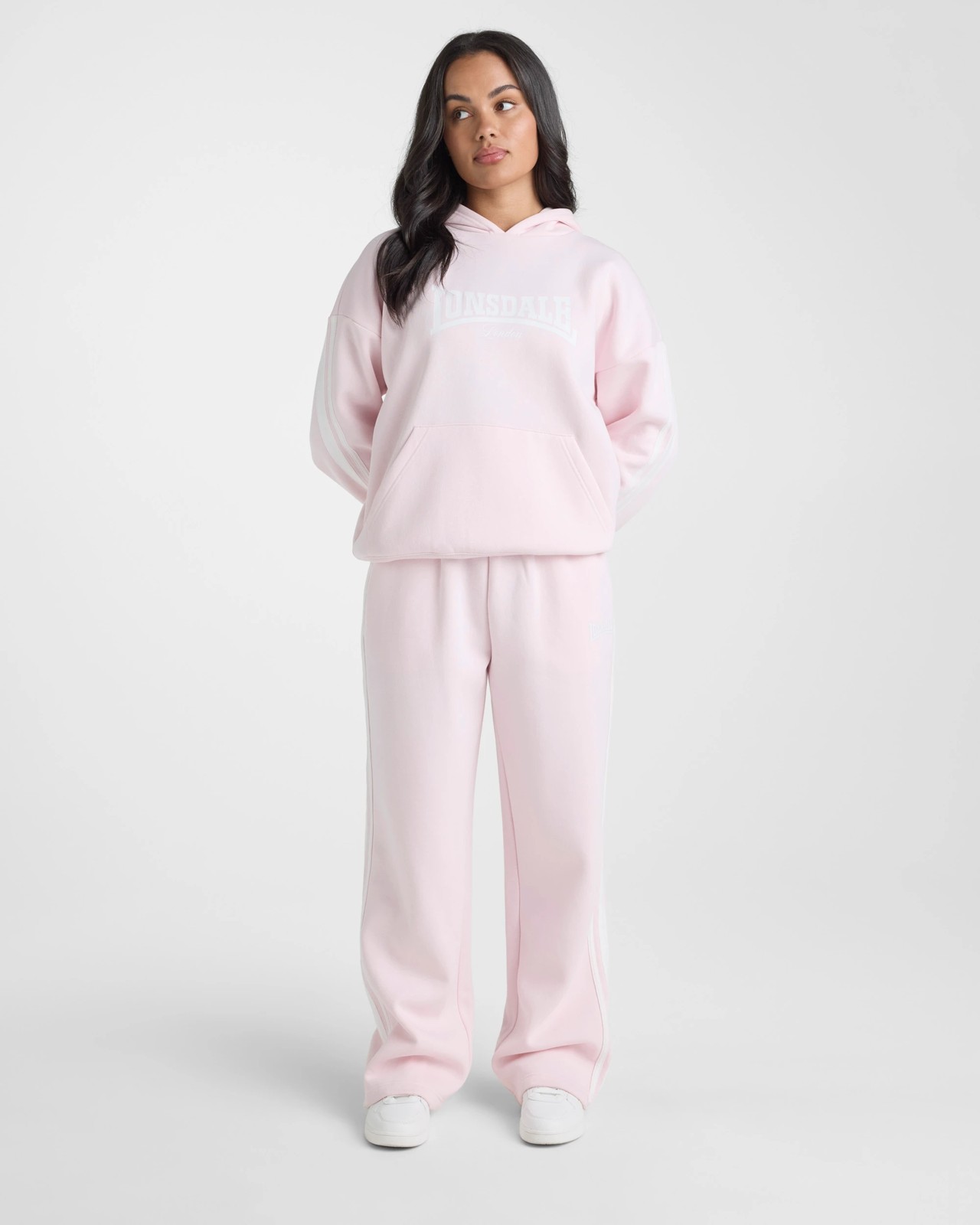 Lonsdale London Straight Leg Trackpants - Light Pink 2 of 5