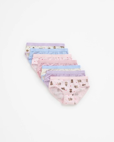 Maxx Australian Cotton 7 Pack Younger Girls Briefs