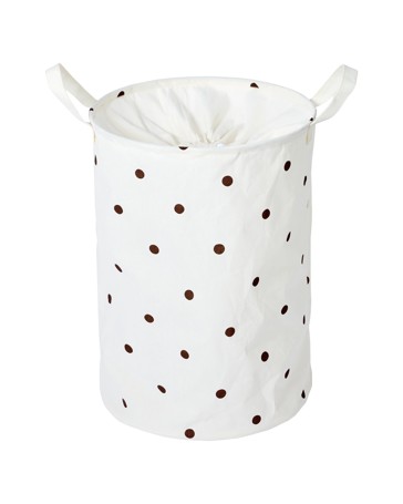 Anko Polka Dot Pop Up Laundry Hamper - Beige
